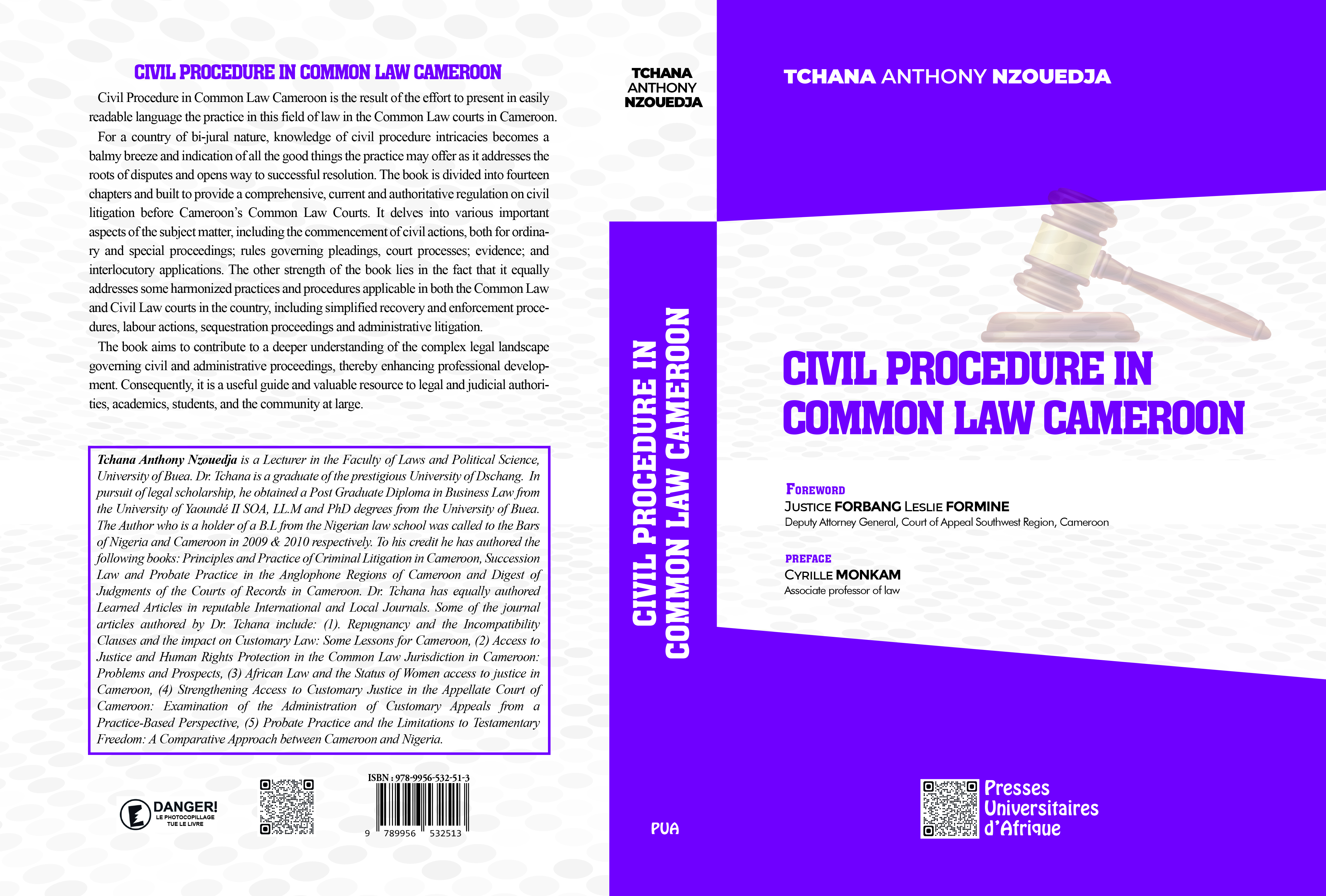 Cover_CIVIL PROCEDURE IN COMMON LAW CAMEROON