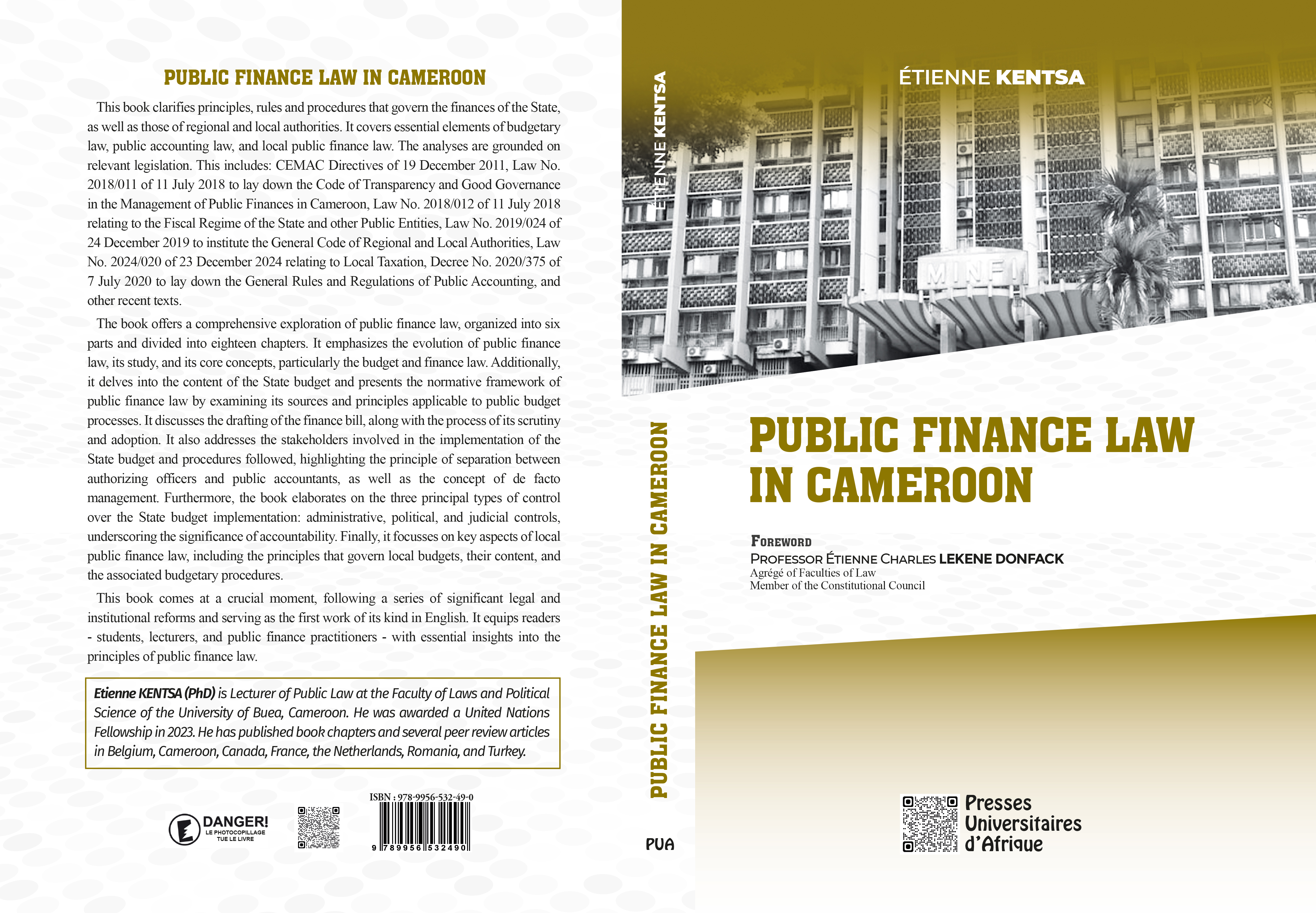 Cover: PUBLIC FINANCE LAW IN CAMEROON