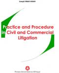 Cover : Practice and pocedure in civil and commecial litigation