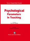 Cover : Psychological parameters in teaching