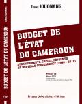 Couverture: BUDGET DE L'ETAT DU CAMEROUN