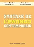 Couverture: Syntaxe de l'ewondo contemporain