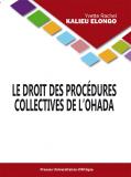 Couverture: Le droit des procédures collectives de l'OHADA