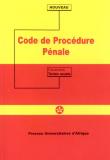Couverture : Code de procédure pénale