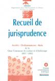 Recueil de jurisprudence