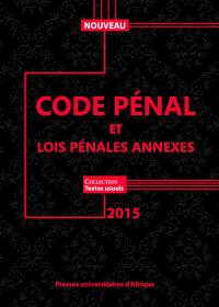 Couverture Code pénal et Lois pénales annexes