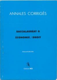 Couverture : Annales corrigés