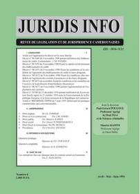 Couverture : Juridis N° : 6