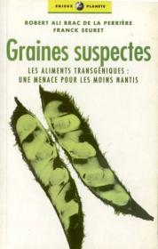 Couverture : Graines suspectes