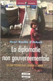 Couverture : La diplomatie non gouvernementale