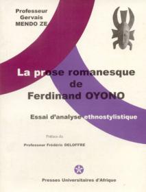 Couverture : La prose romanesque de Ferdinand Oyono