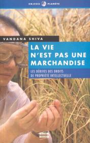 Couverture : La vie n'est pas une marchandise