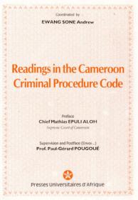Cover : Readings in the Cameroon Criminal Procedure Code