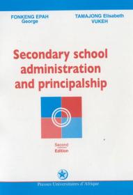 Cover : Secondary School Administration and Principalship